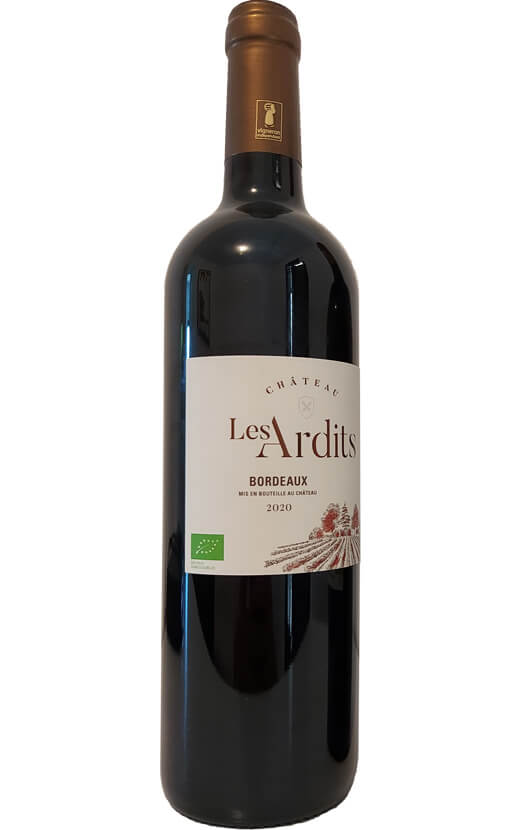Bouteille Vin Rouge Château les Ardits 2020